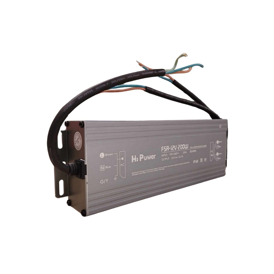 200W LED POWER SUPPLY 12V 16.7A DRIVER TRANSFORMER