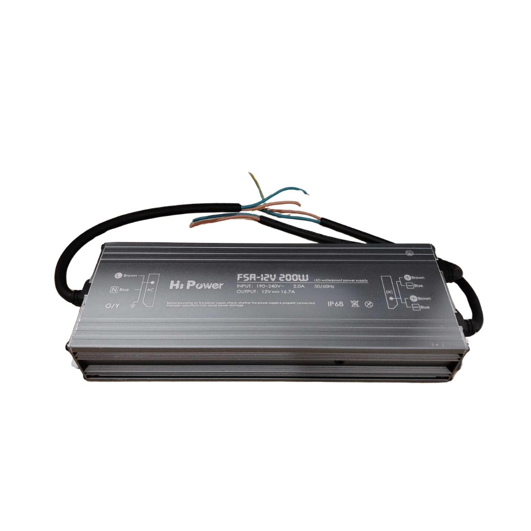 200W LED POWER SUPPLY 12V 16.7A DRIVER TRANSFORMER - Image 2