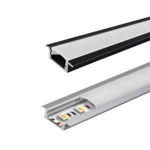 28 X 10 X 1000 MM LINEAR PROFILE RECESSED FOR LED STRIPS (FIXTURE ONLY)