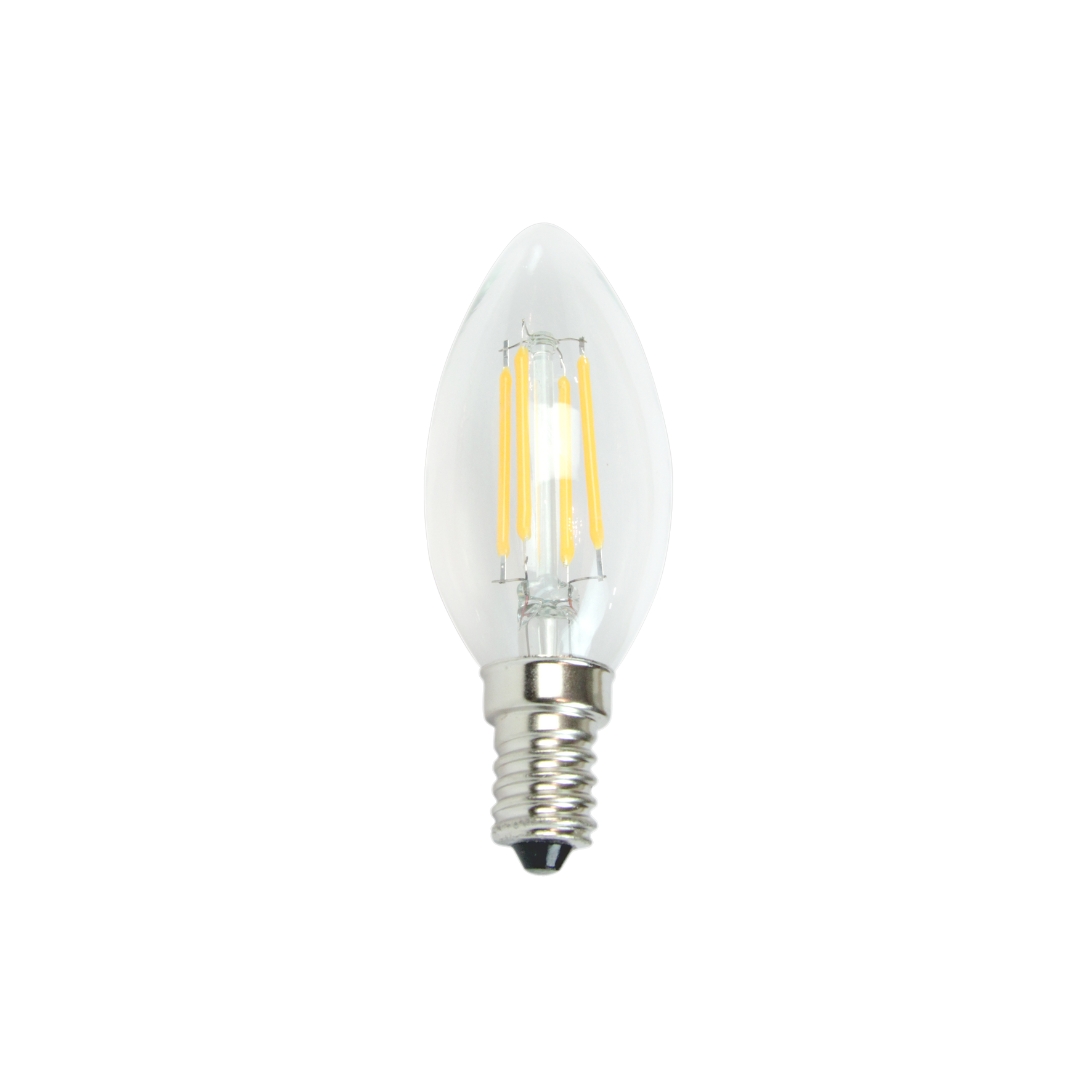 5W VINTAGE C37 CANDLE FILAMENT BULB E14