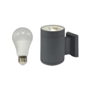 DECORATIVE CYLINDER WALL LAMP (1 SIDED) W/ 1PC 12W BULBSET