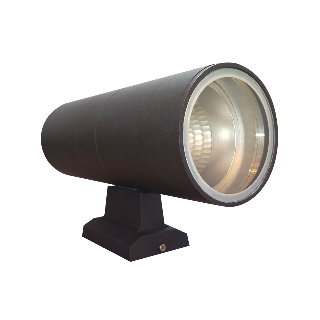 DECORATIVE CYLINDER WALL LAMP (UP &DOWN) w/ 2X 12W BULBSET - Image 2