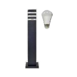 12W LED BULB TYPE GARDEN BOLLARD LAMP SET 600MM